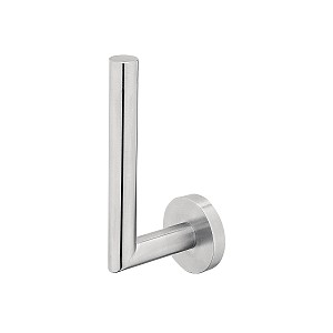 Brushed stainless steel Spare toilet paper holder Spare toilet paper holder. Brushed stainless steel.