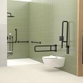 Fixed support grab bar 600 mm