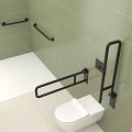 Fixed support grab bar 800 mm