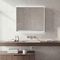 White LED backlit mirror cabinet 800.