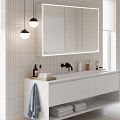 White LED backlit mirror cabinet 1200.