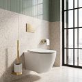Toaletní WC kartáč s hranatou rukojetí