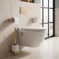 Toaletní WC kartáč s hranatou rukojetí