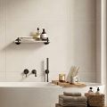 Shelf with rail, 40 cm