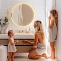 WHITE ROUND LED mirror dia. 900 with two touch sensor