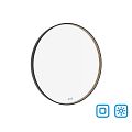 BLACK ROUND LED mirror dia. 800 with two touch sensor