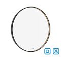 BLACK ROUND LED mirror dia. 1000 with two touch sensor