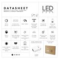 LED zrcadlo s podsvícením, pr. 70, dotykový senzor