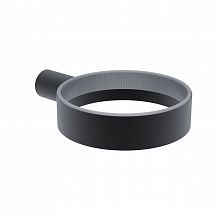 Black Black holder for toilet brush Black individual toilet brush holder.