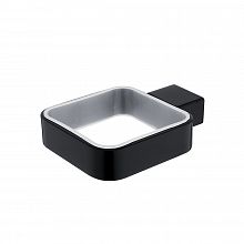 Black Individual toilet brush holder Individual toilet brush holder made of brass, black matte surface finish.