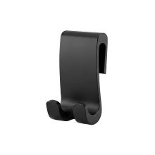 Black Separate shower squeegee hook, black, UN HAK-90 Separate shower squeegee hook.