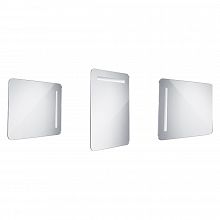 Aluminium LED mirror 600x800 Illuminated bathroom LED mirror. Output 7 W, temperature 6500 K. 504 Lumens.