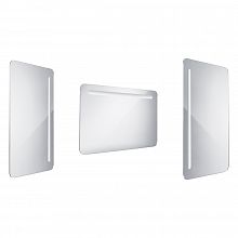 Aluminium LED mirror 1000x600 Illuminated bathroom LED mirror. Output 13 W, temperature 6500 K. 936 Lumens.