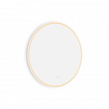 White WHITE ROUND LED mirror dia. 700 with two touch sensor Illuminated ROUND bathroom LED mirror. Output 33 W. Possibility of setting color temperature 3000 - 6500 K. The possibility of setting the luminosity intensity. 2376 Lumen.