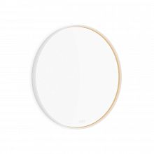 White WHITE ROUND LED mirror dia. 800 with two touch sensor Illuminated ROUND bathroom LED mirror. Output 26 W. Possibility of setting color temperature 3000 - 6500 K. The possibility of setting the luminosity intensity. 1872 Lumen.