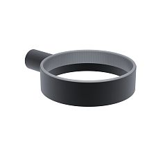 Černý úchyt WC kartáče