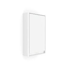 White White LED backlit mirror cabinet 400 LEFT. 