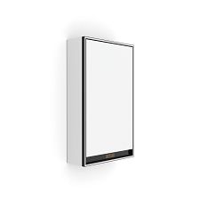 Black Black LED backlit mirror cabinet 400 RIGHT. 