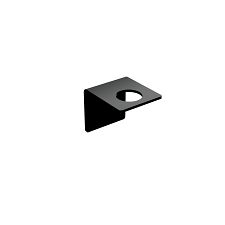 Black Black handle for dispenser Black holder for a bathroom dispenser, for use by the bathtub or in the shower enclosure. Adhesive installation. Adhesive is NOT included in the package! Matt black.