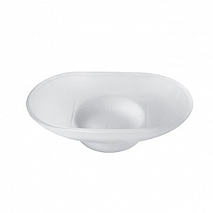 Spare soap dish Soap dish made of satin glass.