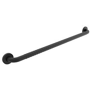 Black Straight grab bar 900 mm Diameter 32mm. Surface color black matt - material Stainless steel (18/8).