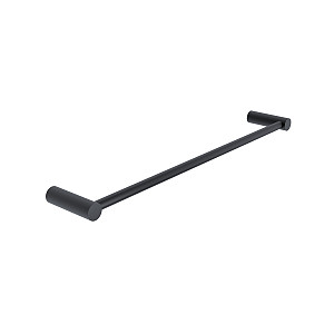 Black Black towel holder, 47 cm Black single towel holder.