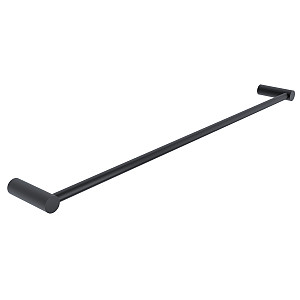 Black Black towel holder, 63 cm Black single towel holder.