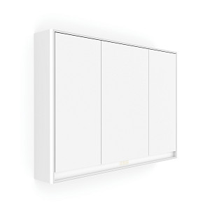 Bílá LED podsvícená zrcadlová skříňka 1000.
