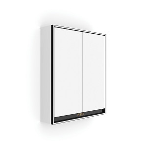 Černá LED podsvícená zrcadlová skříňka 600.