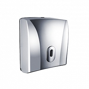 Grey V-fold paper towel dispenser V-fold paper towel dispenser.