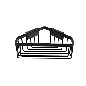 Black Black wire shelf Black bathroom wire corner shelf, easy to remove and clean.
