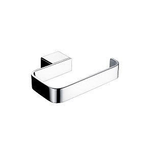 Chrome Toilet paper holder Toilet paper holder without cover. Made of brass with chrome surface finish.