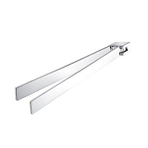 Chrome Swivel arm towel holder, 38 cm. Swivel arm towel holder with two arms.
