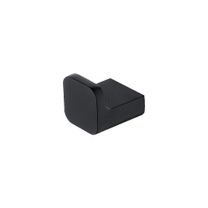 Háček minimalistický čtvercový 3x3 cm černý mat