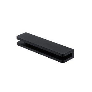 Black Sole shelf holder Individual shelf holders for glass of maximum thickness of 8 mm.
