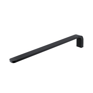 Black Towel holder , 39 cm Towel holder with one arm assembled to cabinets.