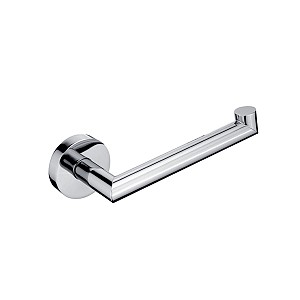 Chrome Toilet paper holder Toilet paper holder without cover. Firm, massive.