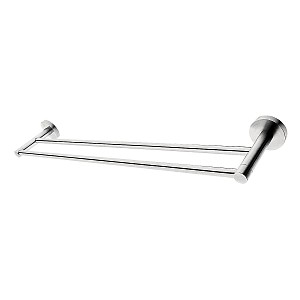 Brushed stainless steel Double towel holder, 66 cm Double towel holder. Brushed stainless steel.