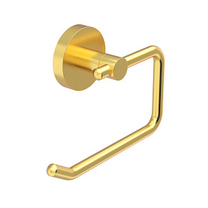 Brushed gold Toilet paper holder Toilet paper holder without cover.