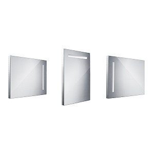 Aluminium LED mirror 600x800 Illuminated bathroom LED mirror. Output 7 W, temperature 6500 K. 504 Lumens.