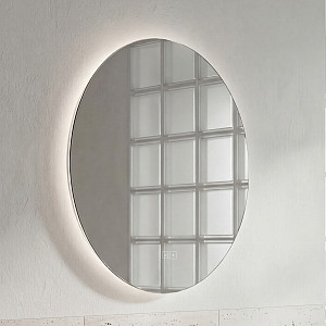 Nimco kulaté LED zrcadlo s podsvícením 70 cm, dotykový senzor ZP 51001RVX