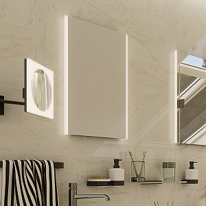 Zrcadlo do koupelny 90x70 s osvětlením