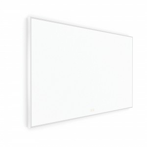 White White LED mirror 1200x700 with two touch sensor Illuminated bathroom LED mirror. Possibility of setting color temperature from 3000 to 6500 K. The possibility of setting the luminosity intensity. Output 55 W. 3960 Lumens.