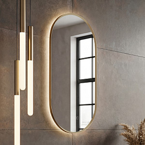 LED zrcadlo s podsvícením, 50 x 100, dotykový senzor