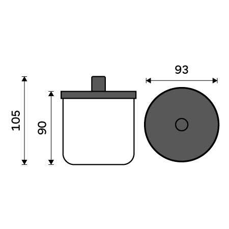 Cosmetic pad container