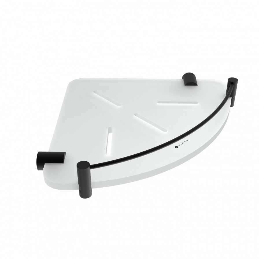 Black corner shelf IXI
