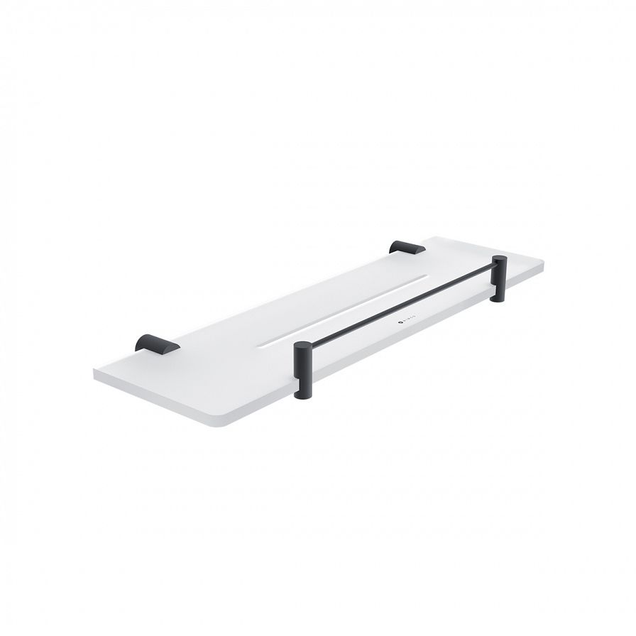 Black shelf IXI with playpen, 40 cm