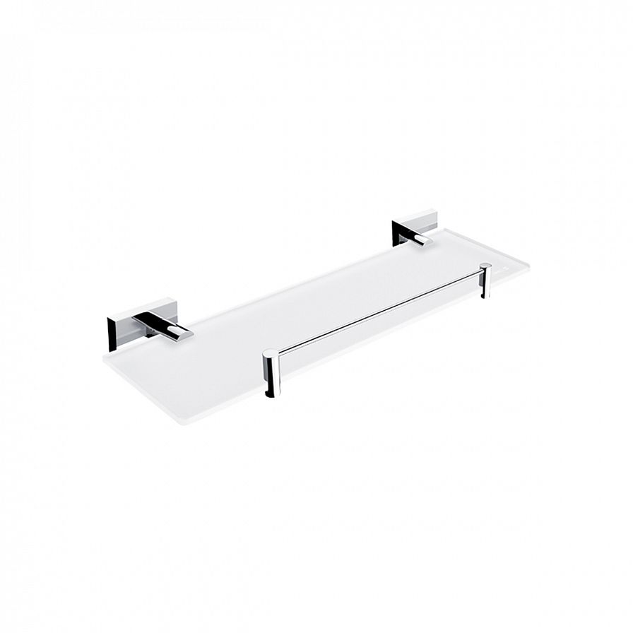Shelf with rail, 40 cm