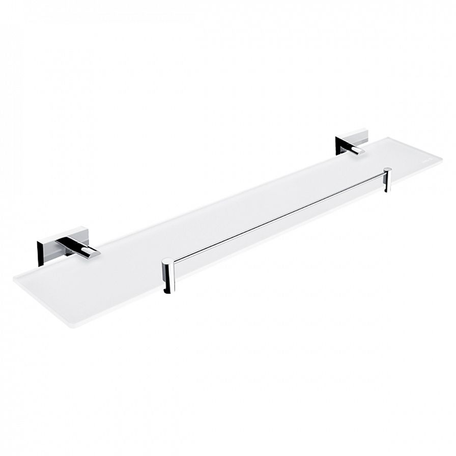 Shelf with rail, 60 cm