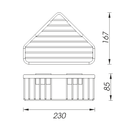 Black wire shelf